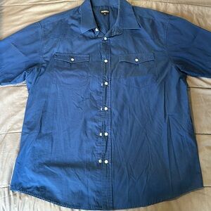 Blue Pearl Snap Shirt